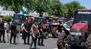 Şanlıurfa'da Kaçak Elektrik Kullanmakta Israr Eden Çiftçiler, Kayıt Dışı Trafoya El Koymaya Giden Vincin Tekerini Bıçakla Kesti