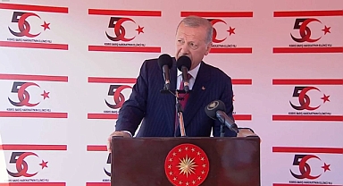 Cumhurbaşkanı Erdoğan, Kıbrıs Barış Harekatı'nın 50. Yıl Dönümünde Konuşuyor: Adanın Göbeğinde Şımarık Bir Zihniyet Var