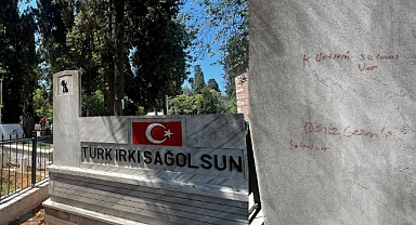 Kürtçü Vandallar Nejdet Sançar'ın Mezarını Tahrip Etti 