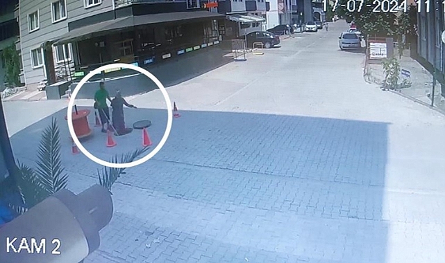 Samsun'da Görme Engelli Bir Çift Açık Bırakılan Rögara Düştü