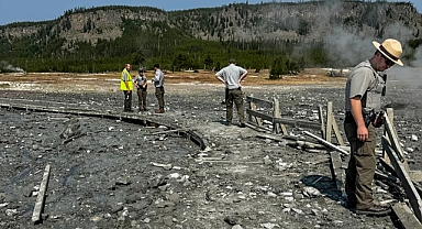 Yellowstone'da Patlama Meydana Geldi