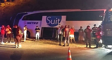 Aydın'da Yolcu Otobüsü Kontrolden Çıktı: 1 Ölü 10 Yaralı