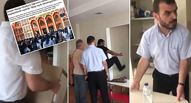 'Başı Açık Kız Öğrenci İstemiyorum' Diyen Mürteci İmam Hatip Müdürü, Bu Kez de Kadın Müdür Yardımcısının Kapısını Tekmeyle Kırdı