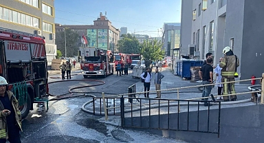 Beylikdüzü'nde Fabrika Yangını