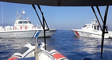 Türk Balıkçı Teknesini Taciz Etmişlerdi: Yunan Sahil Güvenliği, Türk Karasularından Çıkarıldı