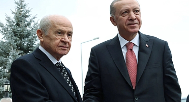 AKP'li Cumhurbaşkanı Erdoğan ve Devlet Bahçeli Bir Araya Geldi