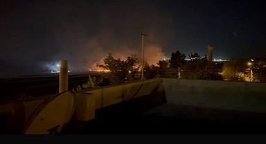 Kilis Sınırına Roket Parçası Düştü: Mayınlı Bölgede Yangın Çıktı