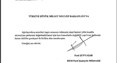 Kürtçü DEM Partililer, Teröristbaşı Öcalan'ın Serbest Kalması İçin Meclis'e Kanun Teklifi Sundu