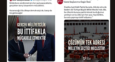 Türk Milleti Kuşatıldı: CHP Gençlik Kolları 'Hem Kandil Dağı Hem Domuz Bağı' Paylaşımını Kaldırıp Özgür Özel'in 'Çözüm Yeri Meclis'tir' Sözünü Paylaştı