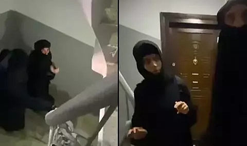 İstanbul Beyoğlu'ndaki Bir Apartmanda Kapıları Zorlayarak Hırsızlık Yapmaya Çalışan 2 Kadın Şüpheli Suçüstü Yakalandı