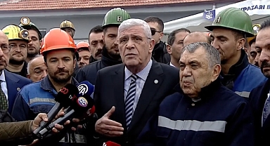 İYİ Parti Genel Başkanı Müsavat Dervişoğlu, Çayırhan Termik Santrali'ndeki Madencileri Ziyaret Etti