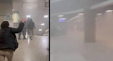 Yenikapı Metro İstasyonunda Çıkan Yangın Paniğe Neden Oldu 