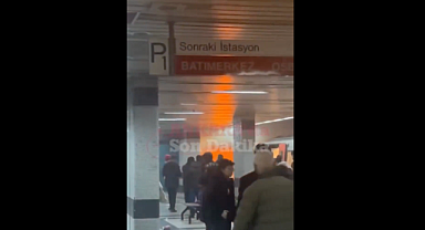 Ankara Batıkent Metro Durağında Yangın: Yolcular Tahliye Edildi
