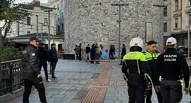 İstanbul'da Bir Kişi Galata Kulesi'nden Atlayarak İntihar Etti