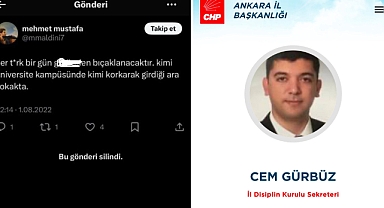 ODTÜ'de Milliyetçi Öğrencilere Saldıran Kürtçü Faşistlerin Avukatı, CHP Ankara İl Disiplin Kurulu Sekreteri Çıktı