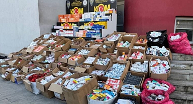 Adana'da Ruhsatsız Depoda 145 Bin 520 Kutu İlaç Ele Geçirildi