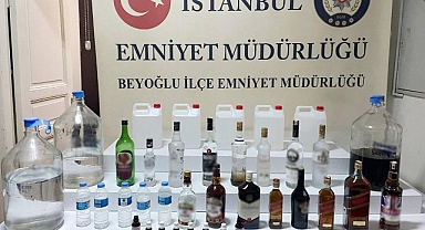 Beyoğlu'nda Dükkanında Sahte İçki Üreten 'Sucu' Tutuklandı