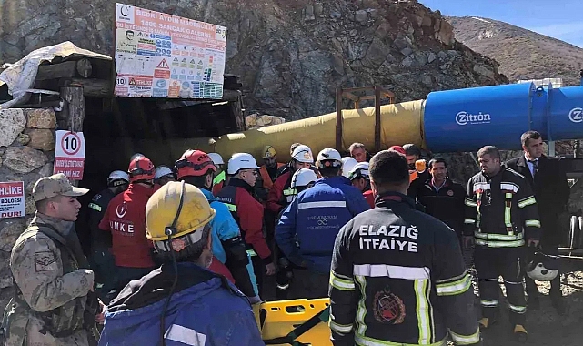 Elazığ'da Maden Ocağında Patlama: Göçük Altında Kalan İşçiler Var