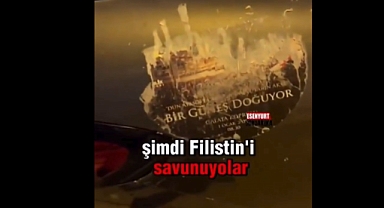 Esenyurt'ta Vatandaşların Arabasının Üzerine 'Filistin Mitingi' Etiketleri Yapıştırıldı
