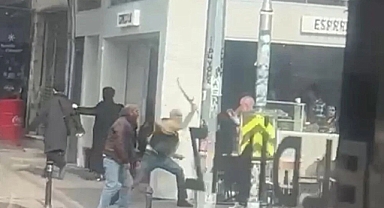 İstanbul Cihangir'de Bir Şahıs Yürürken Kılıçlı Saldırıya Uğradı