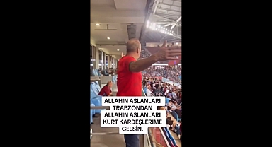 MHP'li Eşref Saral Trabzonspor Stadı'nda 'Amedspor' Formasıyla Paylaşım Yaptı