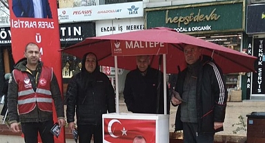 İstanbul Maltepe'de Zafer Partililer Gözaltına Alındı