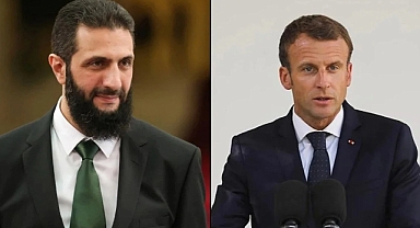 Suriye Dışişleri Bakanı Paris'te Fransa Cumhurbaşkanı Macron İle Görüştü