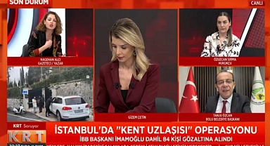 Bolu Belediye Başkanı Tanju Özcan, Katıldığı Programda Nagehan Alçı'ya Tepki Gösterdi: Dün Fetöcülerin Yanındaydın, Bugün Nerede Olduğun Belli Değil