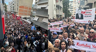 İzmir'de Ekrem İmamoğlu Protestosu: CHP'li Yetkililer Vatandaşlara 'Dağılın' Dediler