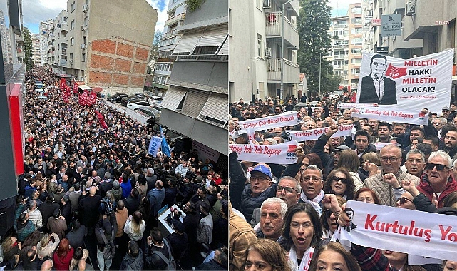 İzmir'de Ekrem İmamoğlu Protestosu: CHP'li Yetkililer Vatandaşlara 'Dağılın' Dediler