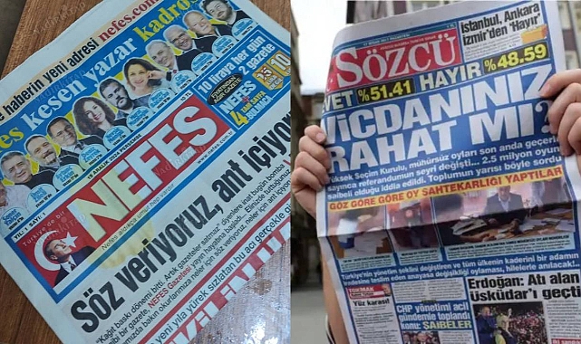 Sözcü ve Nefes Gazeteleri, Boykot Listesini Sansürledi
