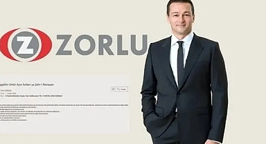 Zorlu Holding CEO'su Cem Köksal, Vestel CEO'sunu 'Ramazan Tebriği' Konusunda Uyardı: Hakkında Soruşturma Başlatıldı