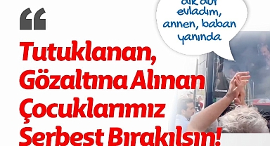 Hukuksuzca Tutuklanan Türk Gençlerinin Ailelerinden 