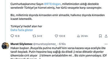TRT Muhabirinden Skandal Paylaşım: İktidara, Eli Kanlı Diktatör Putin'in Yöntemlerini Tavsiye Etti