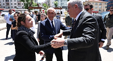 İYİ Parti Lideri Dervişoğlu, Ayyüce Türkeş’in Dayısı Zafer Günler'in Cenaze Törenine Katıldı
