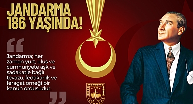 Türk Jandarma Teşkilatı 186'ncı Yılını Kutluyor 
