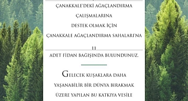 İYİ Gençlik'ten Orman Şehitlerimiz Adına Fidan Bağışı Kampanyası