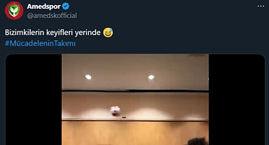 Türk Milleti Şehitlerinin Yasını Tutarken Kürtçü Amedspor'dan Provokatif Paylaşım