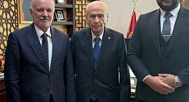 Bahçeli, Kürtçü HDP’nin Eski Belediye Başkanı Ayhan Bilgen'le Görüştü