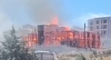 Kahramanmaraş'ta Orman Genel Müdürlüğüne Ait Binada Yangın Çıktı