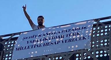‘Şehit Kanıyla Pazarlık Yapan İktidar Türk Milletine Hesap Verecek’ Pankartı Asan Genç Gözaltına Alındı