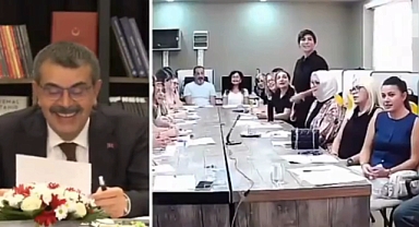 Öğretmenlerden, Milli Eğitim Bakanı Tekin'e Özel 'Orman Şarkısı' Performansı