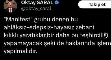 Oktay Saral, Manifest Grubunun Kıyafetlerini Hedef Aldı