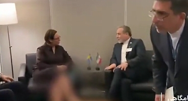 İran’da Molla Rejiminin Devlet Televizyonundan, İsveç ve Finlandiyalı Bakanlara 'Akit Usulü' Bacak Sansürü 