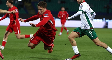 Türk Milli Futbol Takımımız Bulgarlara Nefes Aldırmadı