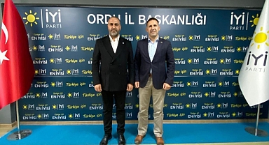 Kahraman Türk Subayı Orkun Özeller'den, İYİ Parti Ordu İl Başkanlığına Teşekkür Ziyareti
