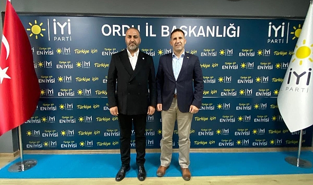 Kahraman Türk Subayı Orkun Özeller'den, İYİ Parti Ordu İl Başkanlığına Teşekkür Ziyareti