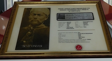 Çanakkale Kahramanı Seyit Onbaşı'nın Askerlik Belgesi İlk Kez Paylaşıldı
