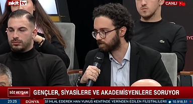 Milliyetçi Kongre Derneği'nden Alperen Özmen, Akit TV’de 'İkinci Çözüm Süreci'ni Eleştirdi
