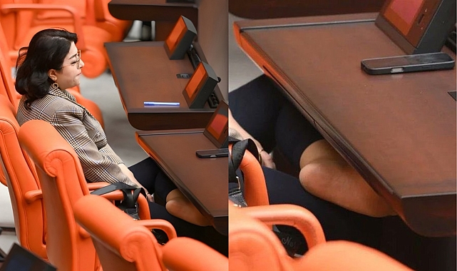 Zagros'ta Değil Meclis'te Olduğunu Unutan Kürtçü DEM'li Vekil Genel Kurulda Ayakkabılarını Çıkarttı 

Kürtçü DEM Parti Hakkari Milletvekili Öznur Bartın’ın Genel Kurul salonunda ayakkabılarını çıkararak oturması büyük tepki çekti.